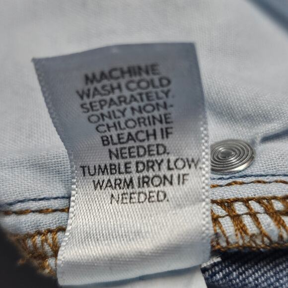 J. Jill Denim High-Rise Full-Leg Crops Button Fly Women's Size 16 - Picture 8 of 13